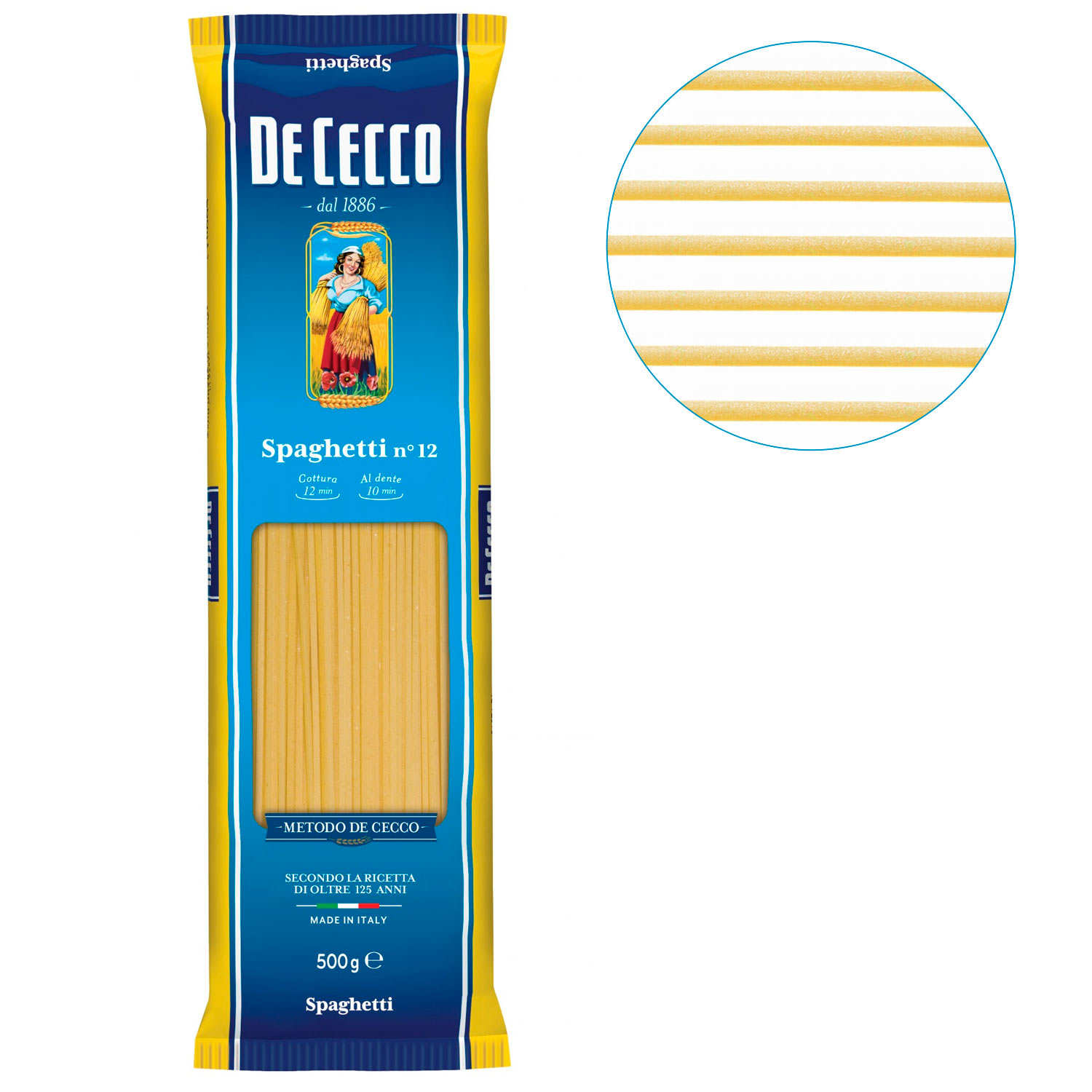 Spaghetti n°12 DE CECCO - Sun Fruit - Produit frais et locaux