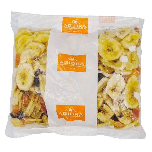 Mélange exotique fruits secs et fruits déshydratés - Agidra - paquet 150g