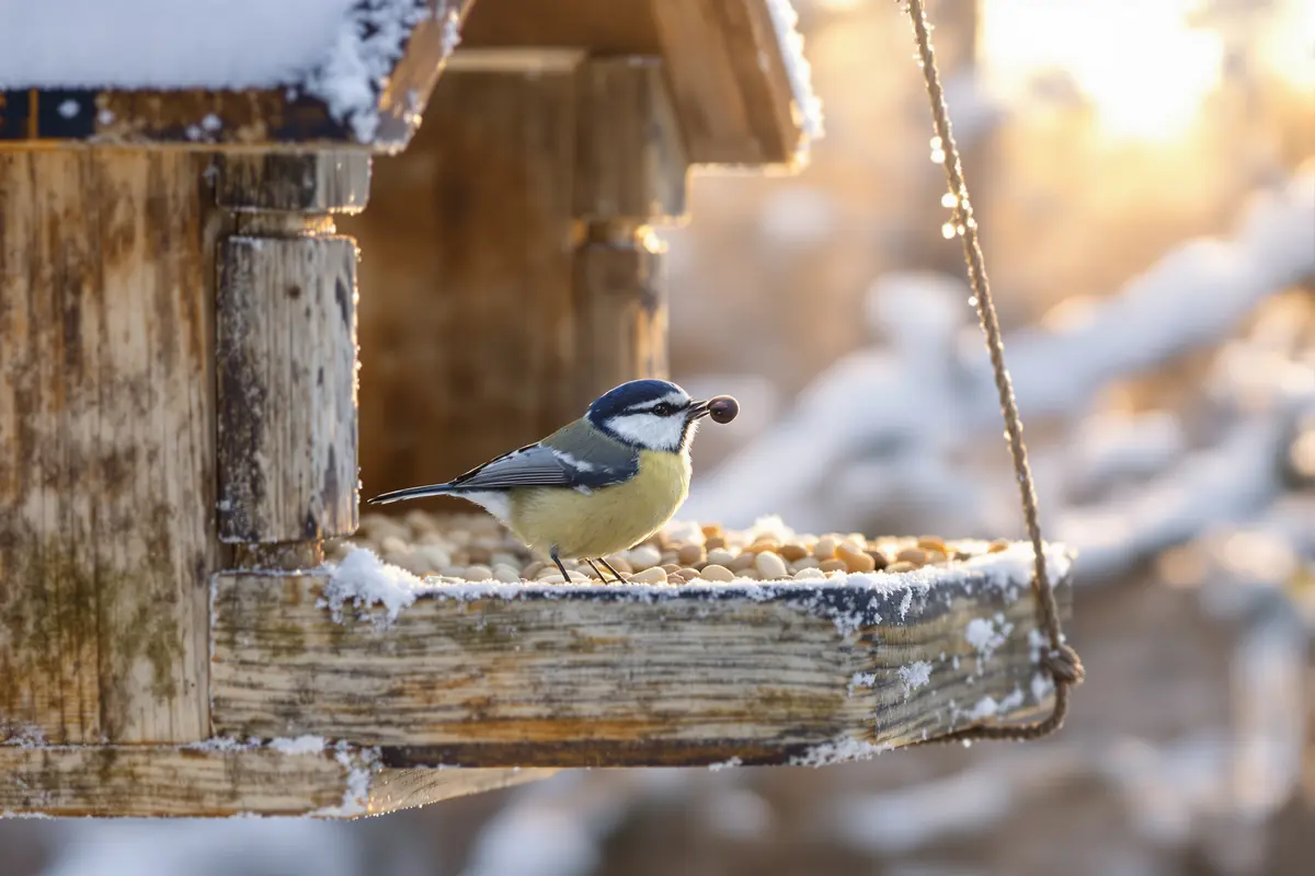 Vous nourrissez les mésanges l’hiver ? L’erreur de graines à éviter absolument !
