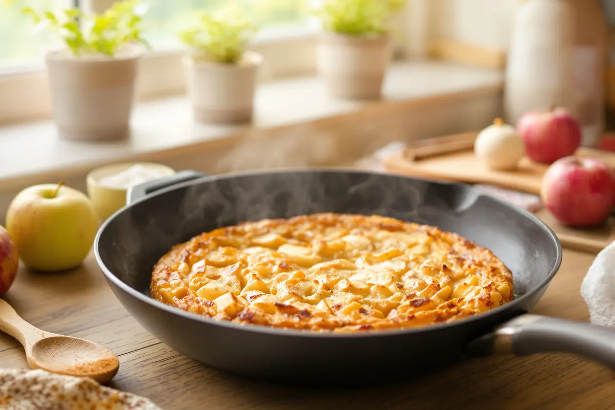 Ce gâteau aux pommes sans four va vous surprendre (prêt en 10 min)