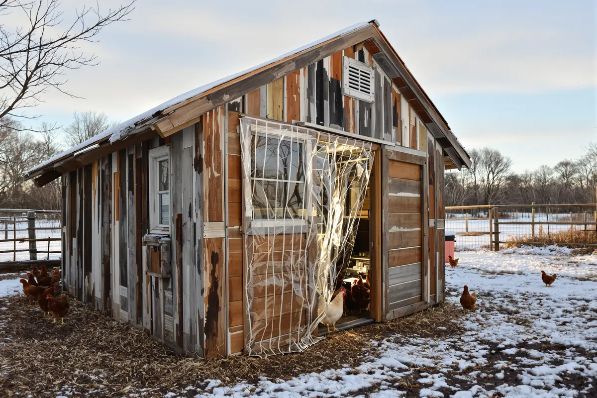 Ce rideau dans leur poulailler change tout (vous ne verrez plus vos œufs pareil)